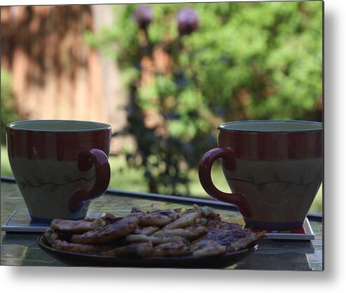 Breakfast Metal Print featuring the photograph Breakfast Time by Vadim Levin