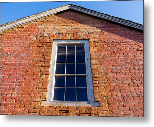 Brick House Metal Print featuring the photograph Brick House Window by Derek Dean