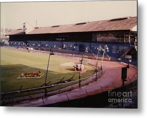  Metal Print featuring the photograph Bristol Rovers - Eastville Stadium - South Stand 2 - 1970s by Legendary Football Grounds