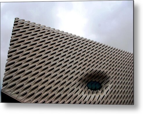Broad Museum Metal Print featuring the photograph Broad Museum Downtown Los Angeles by Matt Quest