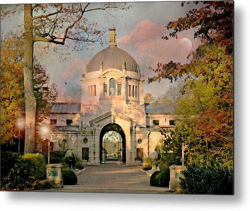 Bronx Zoo Metal Print featuring the photograph Bronx Zoo Entrance by Diana Angstadt