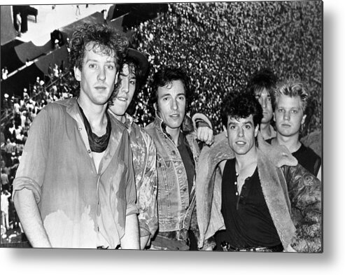 Bruce Springsteen Metal Print featuring the photograph Bruce Springsteen and The Red Rockers '84 by Chris Deutsch