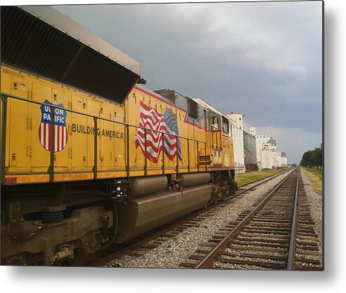 Trains Metal Print featuring the photograph Building America by Nathan Little