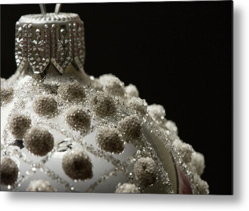 Christmas Metal Print featuring the photograph Bumpy ornament by Karen Smale