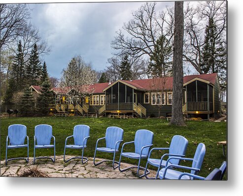 Cabins Metal Print featuring the photograph Cabin Life by Tammy Chesney