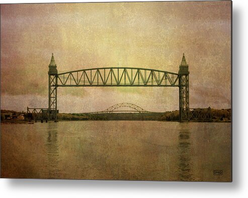 Cape Cod Metal Print featuring the photograph Cape Cod Canal and Bridges by David Gordon