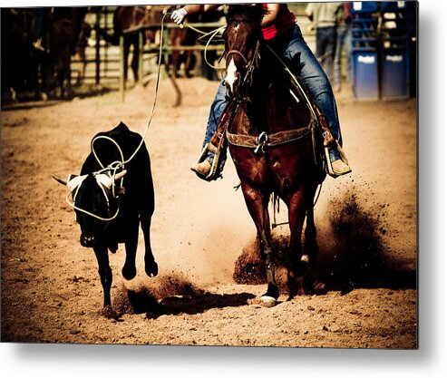 Western Metal Print featuring the photograph Capture by Scott Sawyer