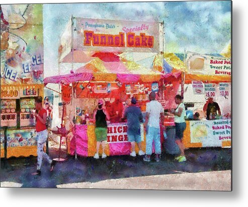Suburbanscenes Metal Print featuring the photograph Carnival - The variety is endless by Mike Savad