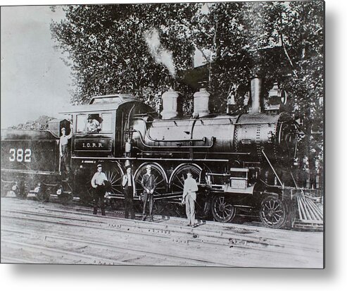 Train Metal Print featuring the photograph Casey Jones Engine by Jeanne May