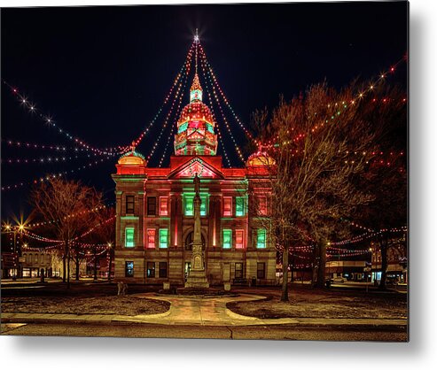 Minden Metal Print featuring the photograph Christmas City by Susan Rissi Tregoning