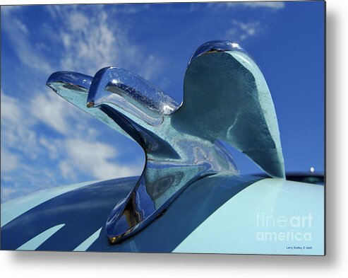 Automobile Metal Print featuring the photograph Chrysler of Old by Larry Keahey