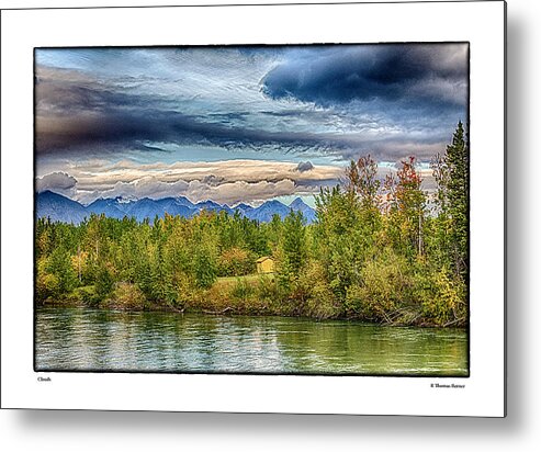 Clouds Metal Print featuring the photograph Clouds by R Thomas Berner