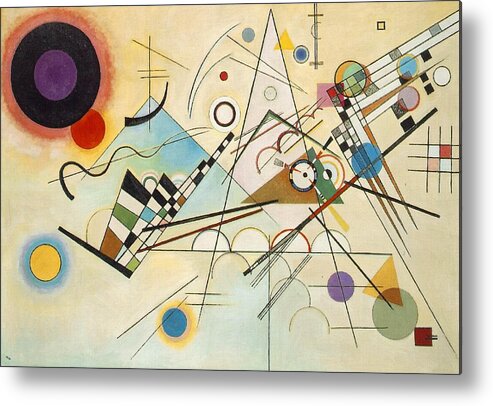 Wassily Kandinsky Metal Print featuring the painting Composition VIII by Wassily Kandinsky