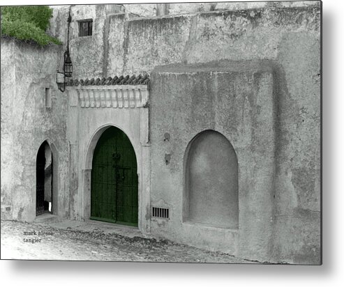  Metal Print featuring the photograph Courtyard by Mark Alesse