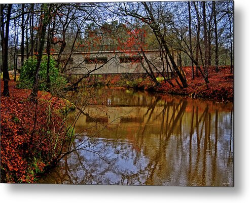 Covered Bridge Metal Print featuring the photograph Covered Bridge 026 by George Bostian