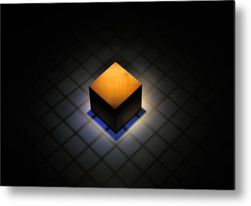 Cube Metal Print featuring the photograph Cubed by Mark Fuller