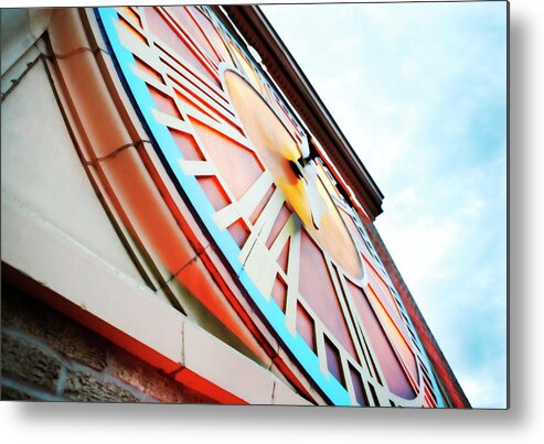 D&f Metal Print featuring the photograph D and F Clock Tower Denver by Marilyn Hunt