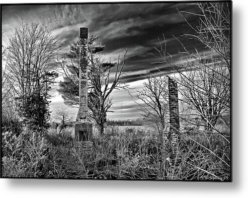 2d Metal Print featuring the photograph Dark Days by Brian Wallace