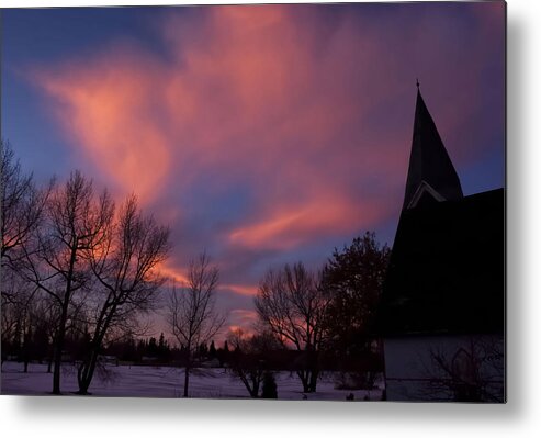 Landscape Metal Print featuring the photograph December Skies by Ellery Russell