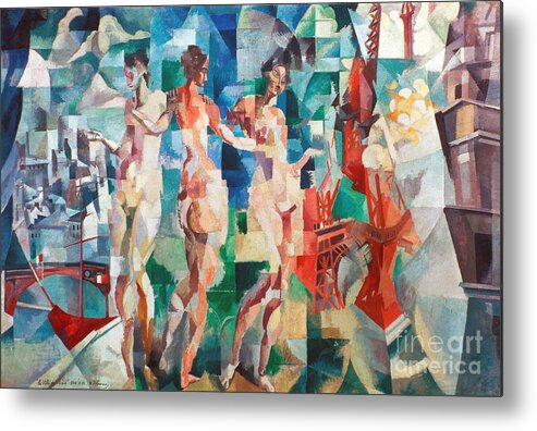 1910s Metal Print featuring the photograph Delaunay: City Of Paris by Granger