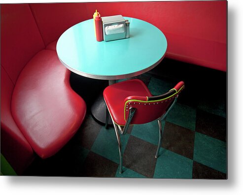 Above Metal Print featuring the photograph Diner by Noel Baebler