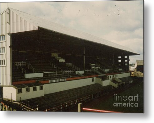  Metal Print featuring the photograph Dunfermline Athletic - East End Park - Main Stand 1 - 1980s by Legendary Football Grounds