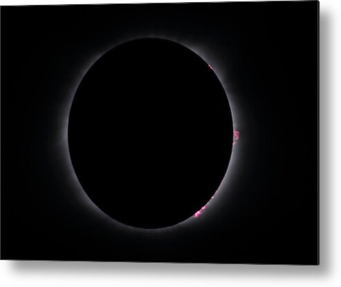 Total Solar Eclipse Metal Print featuring the photograph Totality by Daniel Reed