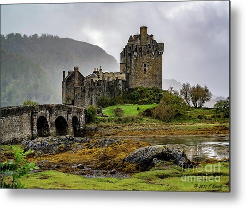 Eilean Donan Castle Metal Print featuring the photograph Eilean Donan Castle by Sue Karski