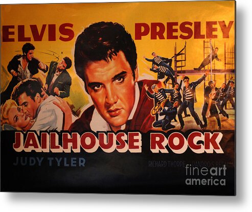 Elvis Metal Print featuring the photograph Elvis Presley Poster Collection 8 by Bob Christopher