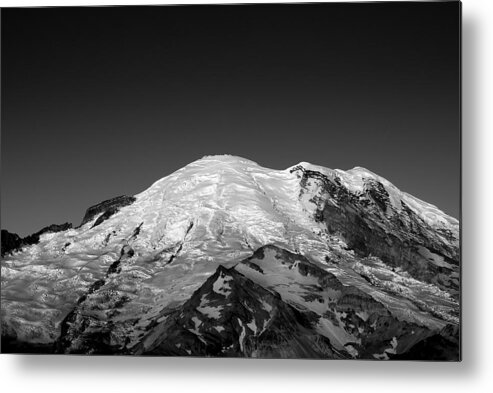 Emmons Glacier Metal Print featuring the photograph Emmons and Winthrope Glaciers on Mount Rainier by Brendan Reals
