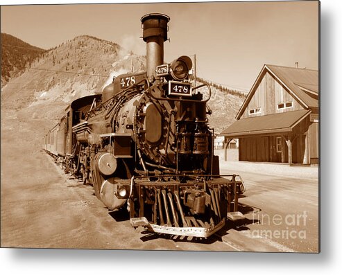 Train Metal Print featuring the photograph Engine Number 478 by David Lee Thompson