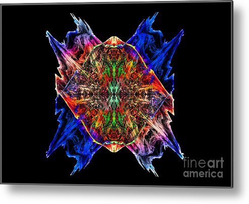 Fractals Metal Print featuring the photograph Experiment 12 by Geraldine DeBoer