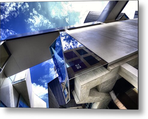 Architecture Metal Print featuring the photograph Facetted by Wayne Sherriff