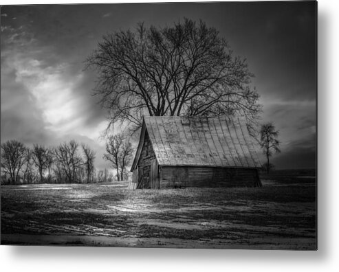 Farm Shed Metal Print featuring the photograph Farm Shed 2016-2 by Thomas Young