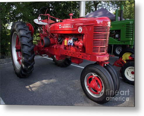Tractor Metal Print featuring the photograph Farmall H by Mike Eingle