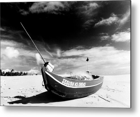 Fisherman Metal Print featuring the photograph Fisherman Boat by Amarildo Correa