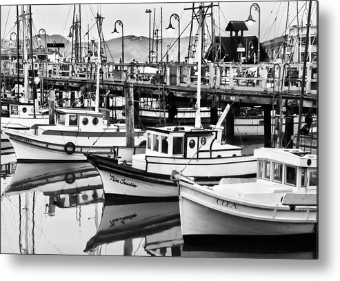 Fishermans Wharf Metal Print featuring the photograph Fishermans Wharf by Mick Burkey
