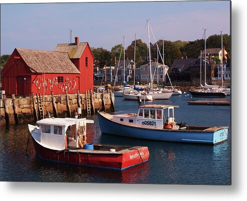 Harbor Metal Print featuring the photograph Fishing shack by John Scates