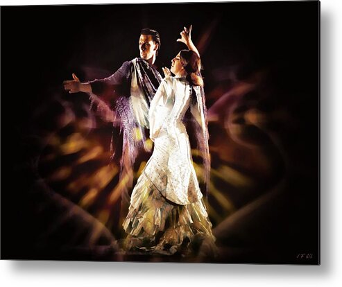 Flamenco Metal Print featuring the photograph Flamenco Performance by Jean Francois Gil