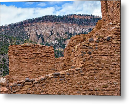 Southwest Usa Metal Print featuring the photograph Forbidding Cliffs by Alan Toepfer