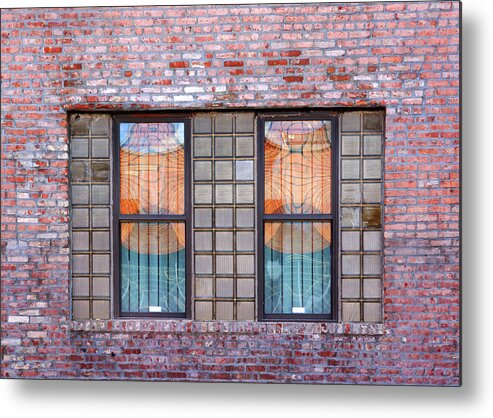 Window Metal Print featuring the photograph Fracture Reflection by Cate Franklyn