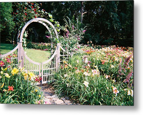 Nature Metal Print featuring the photograph Gate to Paradise by Sandy Collier