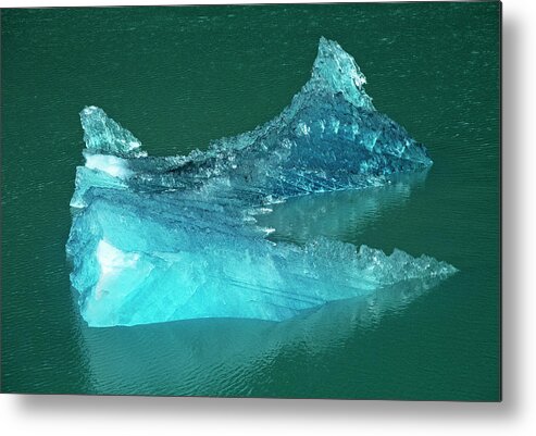  Metal Print featuring the photograph Glacial Ice by Doug Davidson