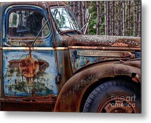 Truck Metal Print featuring the photograph Go Blue by Terry Doyle
