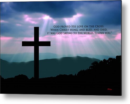 God Metal Print featuring the digital art God's Love by Gregory Murray