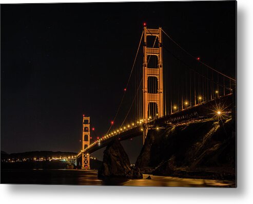 America Metal Print featuring the photograph Golden Gate Bridge 1 by Teresa Wilson