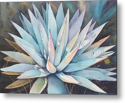 Century Plant Metal Print featuring the painting Good Morning Starshine by Kelly Miyuki Kimura