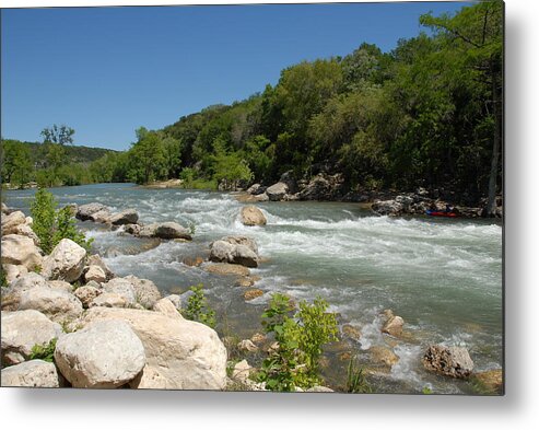 Guadalupe River Metal Print featuring the photograph Guadalupe River by Bill Hyde