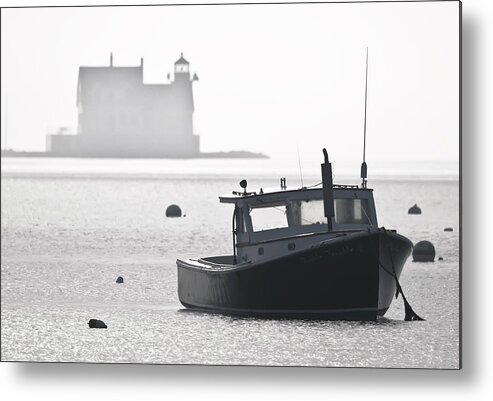 Lobster Boat Metal Print featuring the photograph Guardian Angel by Jeff Cooper