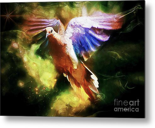 Angel Metal Print featuring the photograph Guardian Angel by Tina LeCour